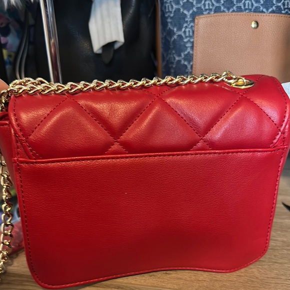 Juicy Couture Red and Gold Quilted Crossbody Bag - Picture 6 of 7